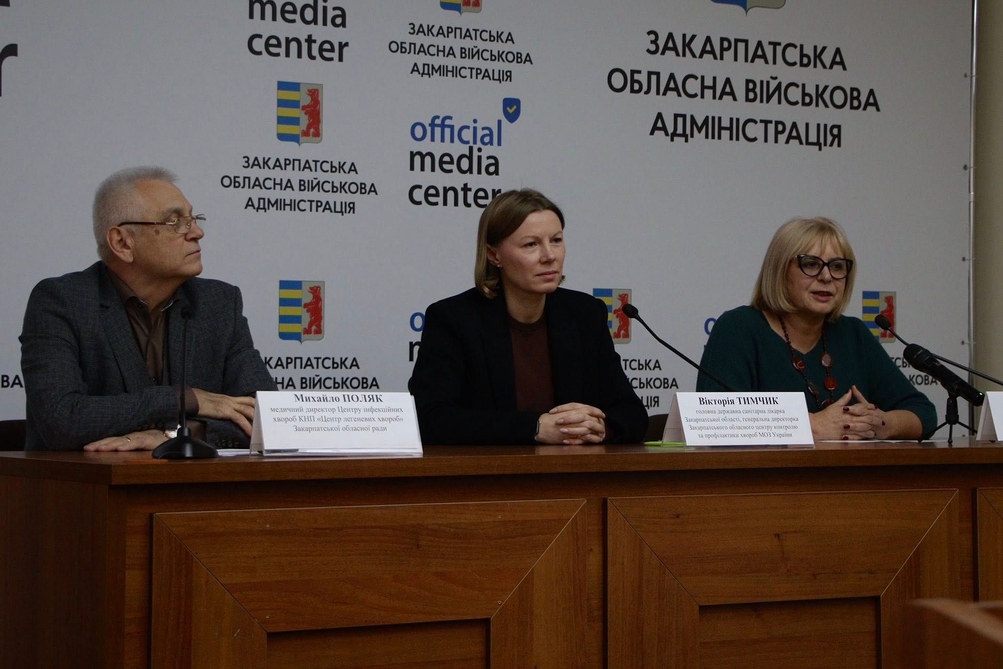 На Закарпатті розпочався епідсезон: ситуація стабільна, але захворюваність зростає