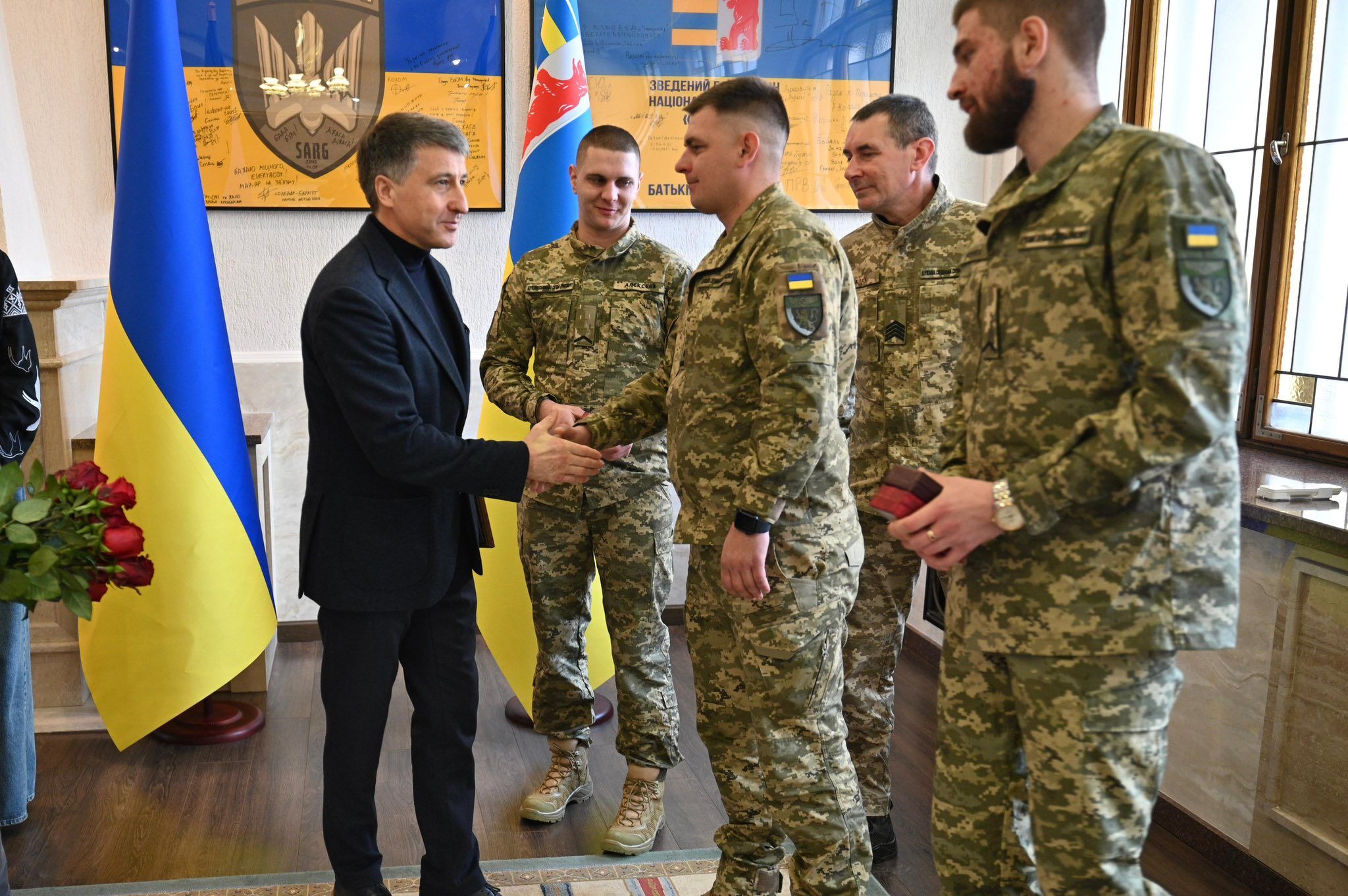 Мирослав Білецький вручив державні нагороди військовим, ветеранам та волонтерам