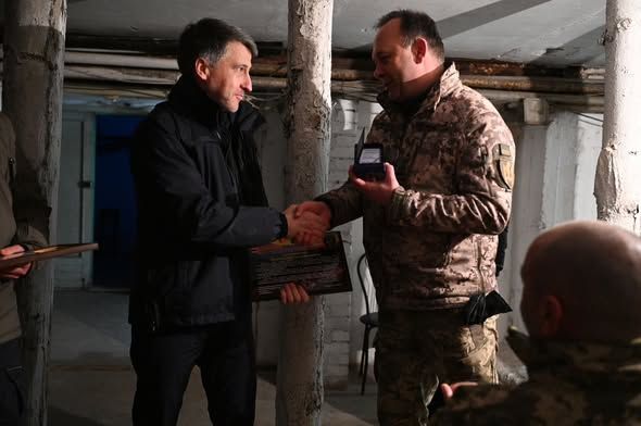 Керівництво області відвідало воїнів 128-ї бригади на передовій