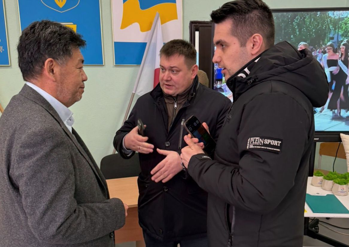 Ростислав Пріцак узяв участь у відкритті модульного містечка на Київщині