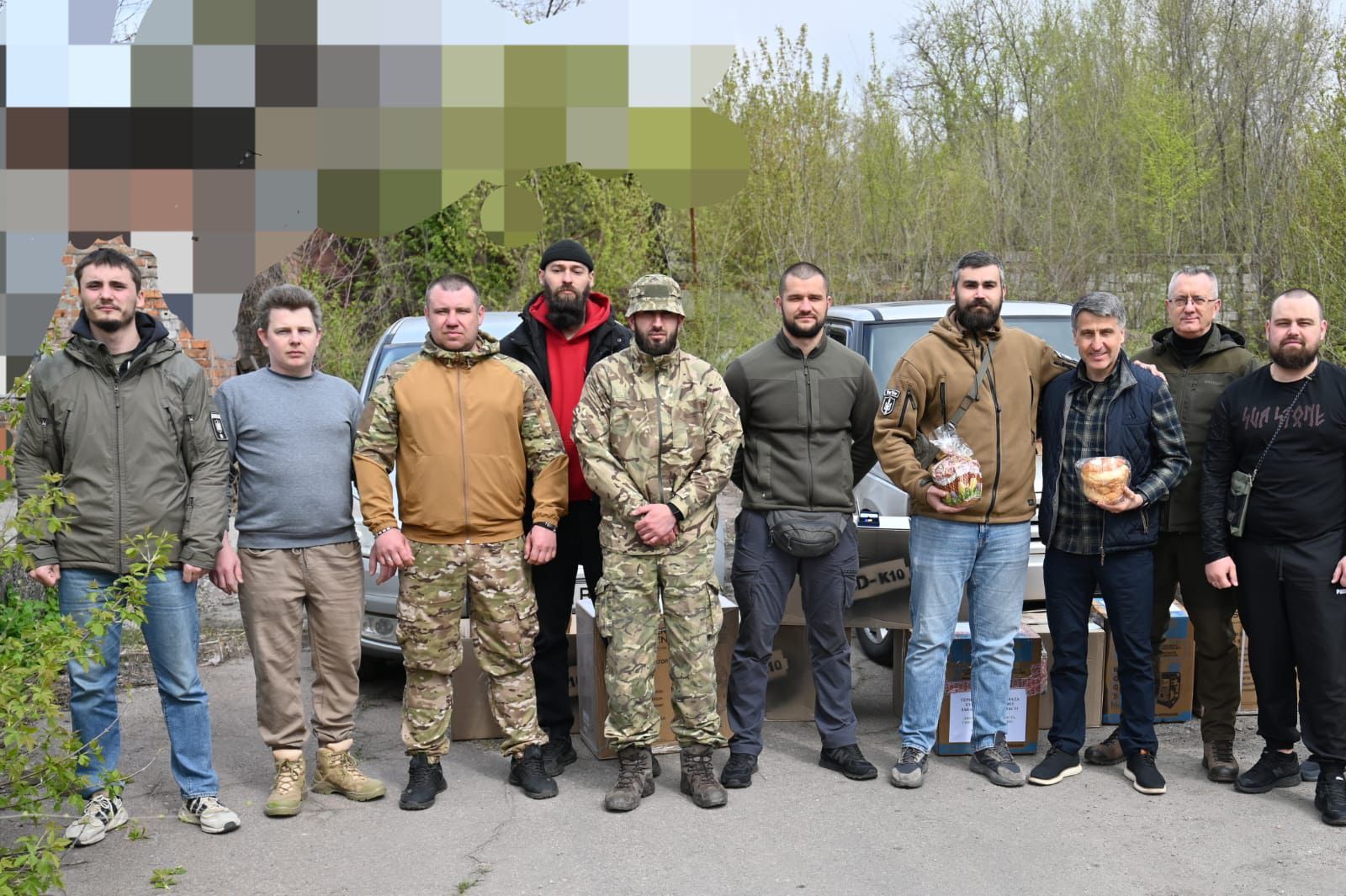 Мирослав Білецький зустрівся з бійцями підрозділу «Карпатська Січ»
