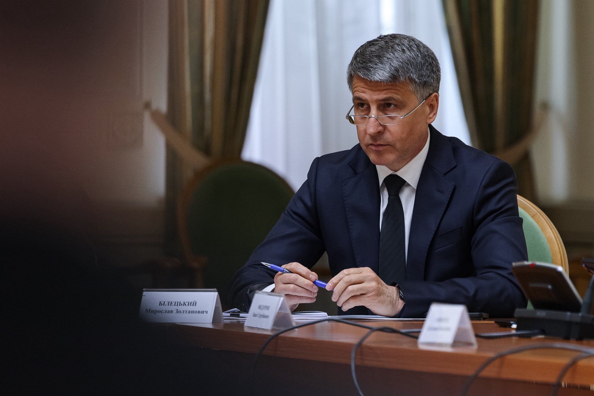 Мирослав Білецький узяв участь в урядовій нараді щодо забезпечення життєдіяльності регіонів