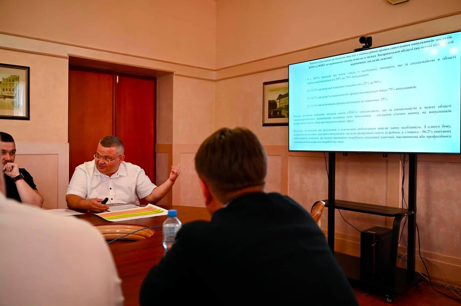 Освіта та ринок праці: на Закарпатті презентували результати масштабного дослідження
