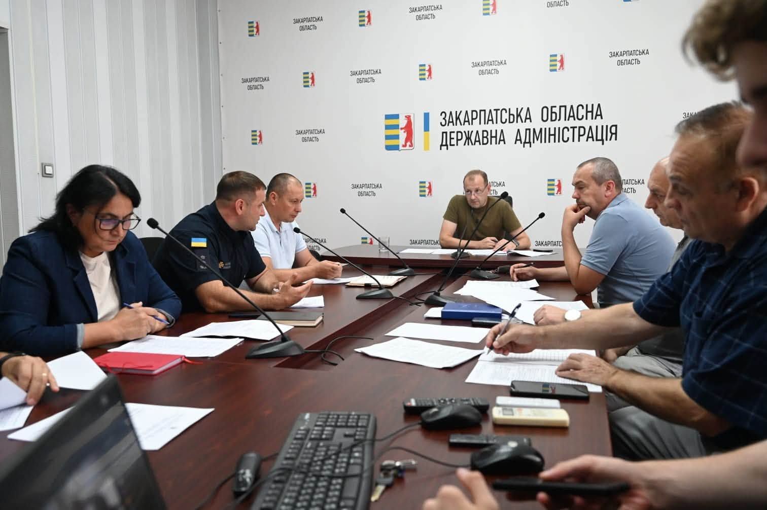 Ліквідацію наслідків негоди та протипожежний захист обговорили на засіданні регіональної комісії ТЕБ та НС
