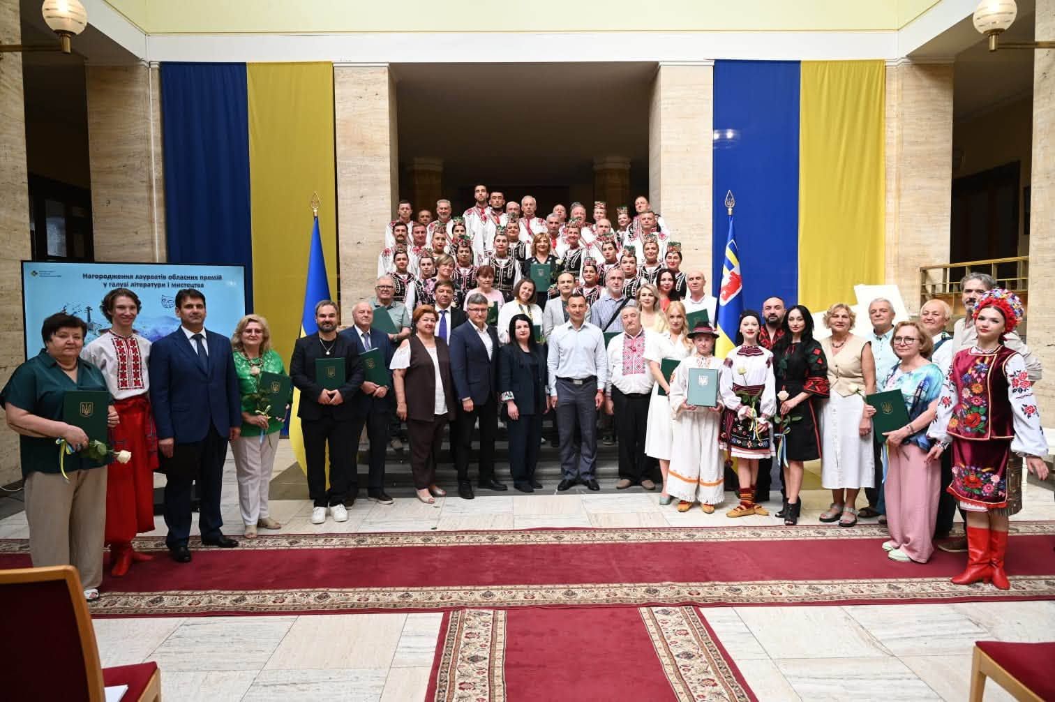 На Закарпатті відзначили лауреатів обласних премій у галузі літератури і мистецтва за 2025 рік