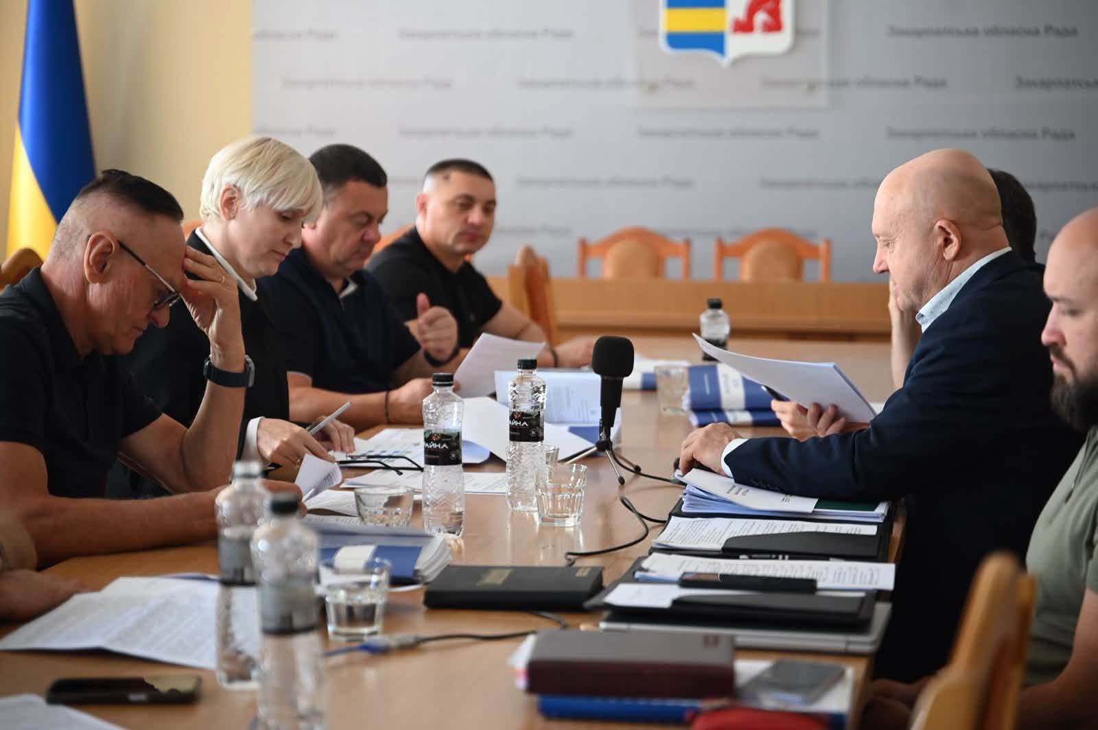Очільник ОВА взяв участь у засіданні бюджетної комісії обласної ради