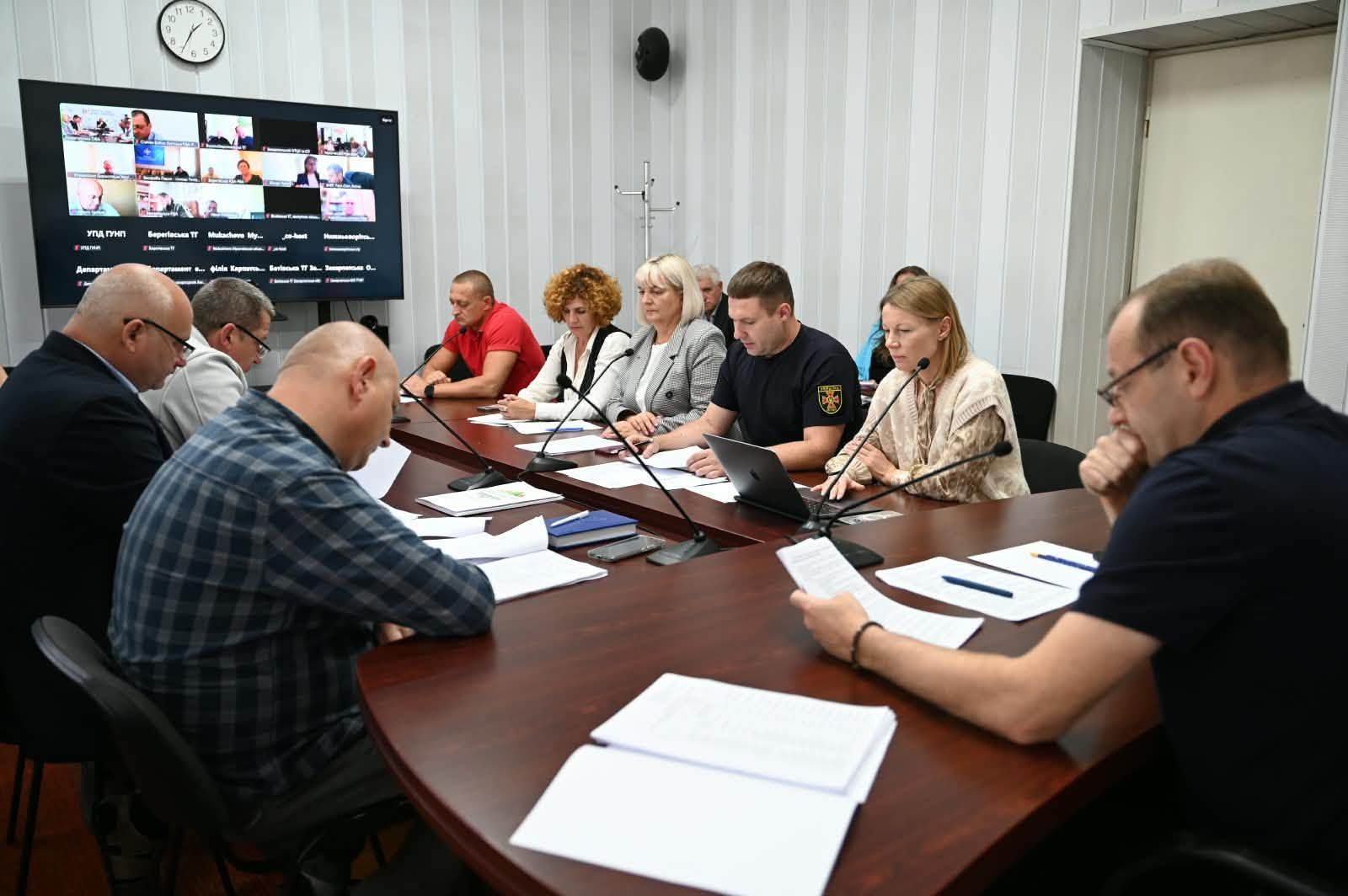 Олександр Музиченко провів засідання регіональної комісії з питань ТЕБ та НС
