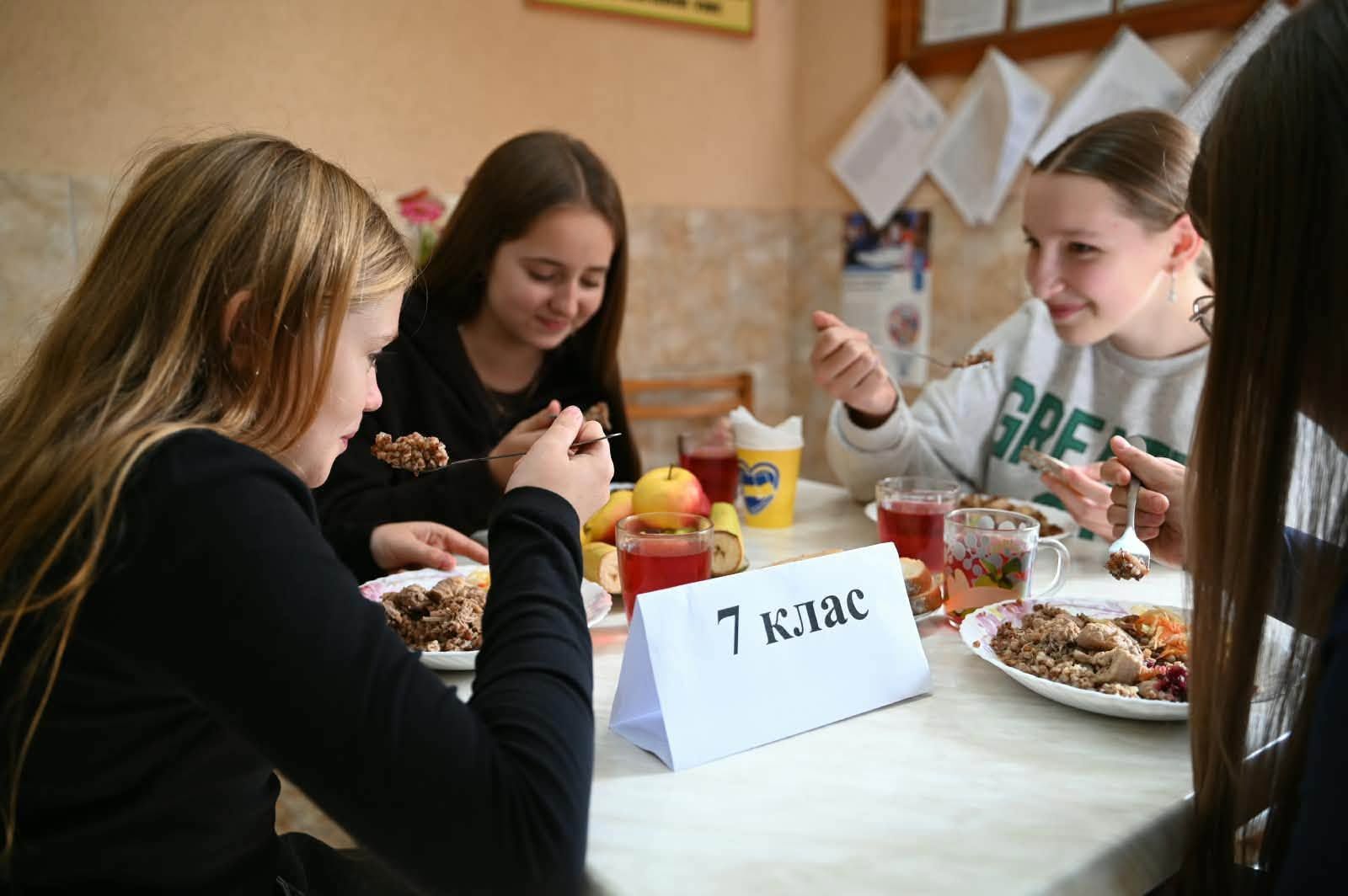 Понад 1 830 школярів Середнянської громади щодня отримують безоплатні гарячі обіди