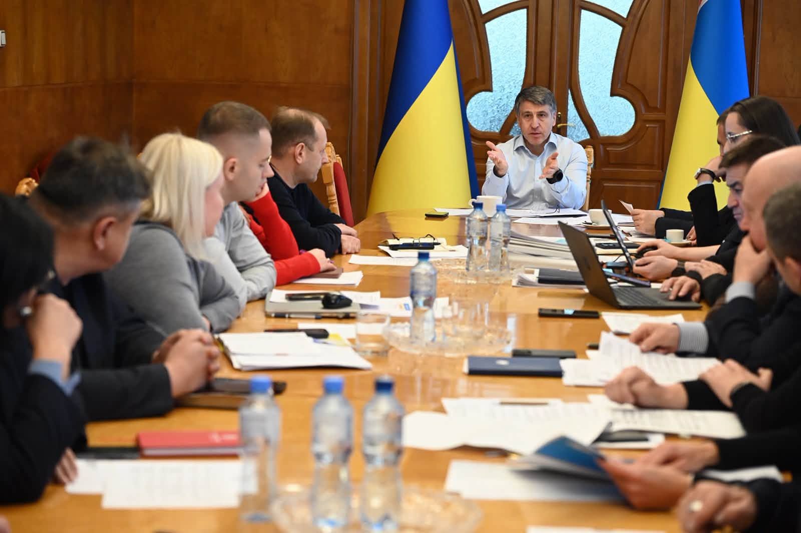 До Єдиного проєктного портфеля Закарпаття включили 21 новий проєкт обласного значення