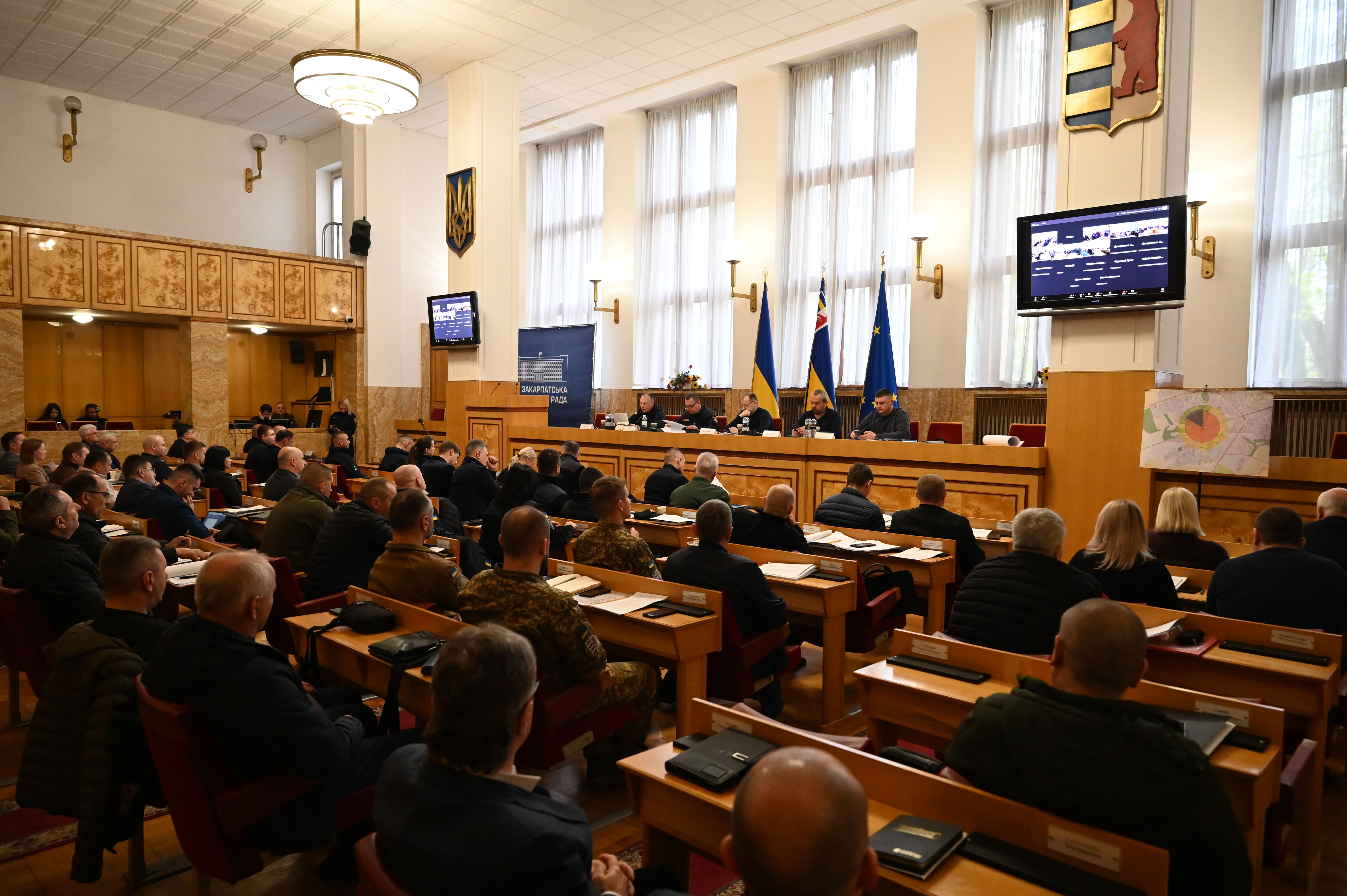 На Закарпатті розпочалися планові командно-штабні навчання з цивільного захисту