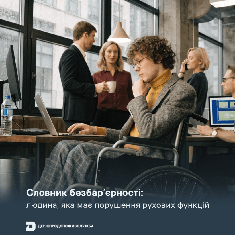 Словник безбар’єрності: людина, яка має порушення рухових функцій