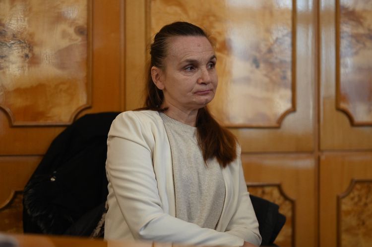  Учасниця круглого столу щодо соціального захисту осіб з інвалідністю