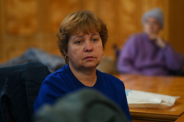  Учасниця круглого столу щодо соціального захисту осіб з інвалідністю