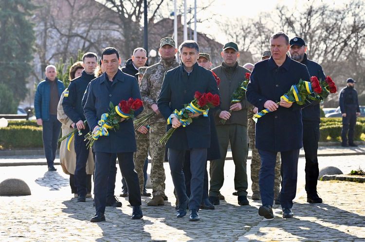 В Ужгороді відзначили 212-ту річницю від дня народження Тараса Шевченка
