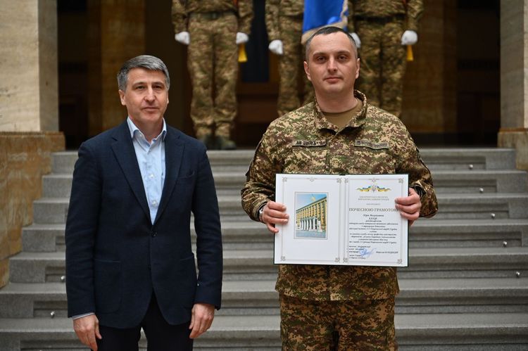 Мирослав Білецький вручив високі відзнаки закарпатським нацгвардійцям