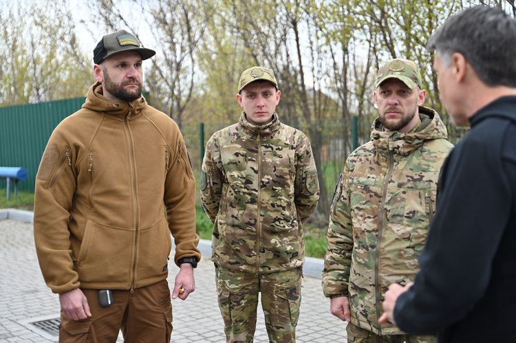 Мирослав Білецький відвідав на передовій закарпатських патрульних 