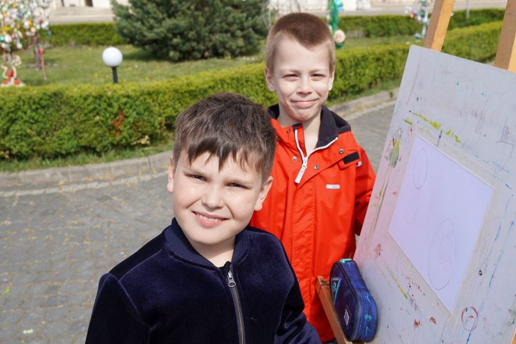 Понад 100 школярів узяли участь у великодніх майстер-класах на площі Народній