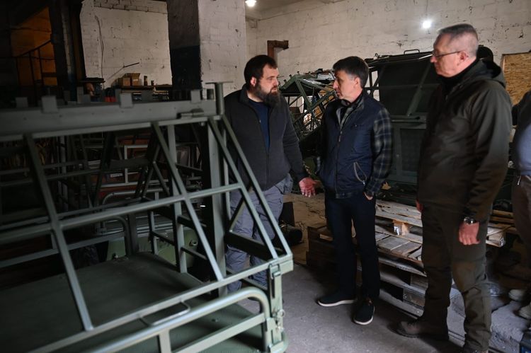 Мирослав Білецький зустрівся з бійцями підрозділу «Карпатська Січ»