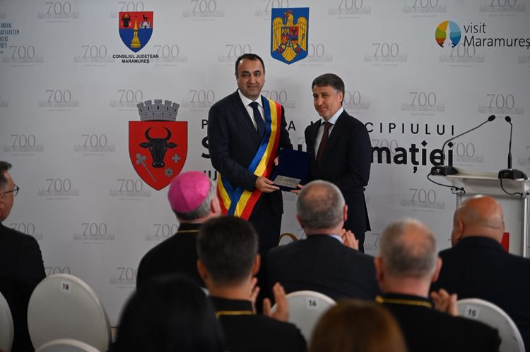 Мирослав Білецький привітав громаду Сігету Мармацієй із 700-річчям першої письмової згадки міста