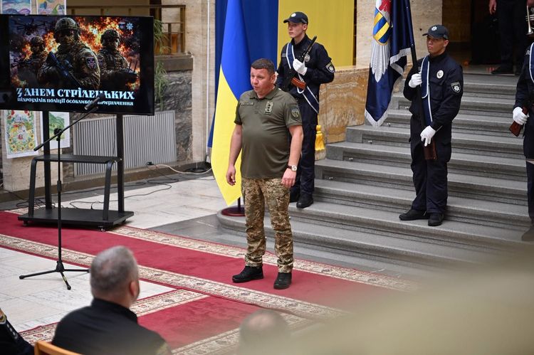 В атріумі ОВА нагородили бійців батальйону «Стрілецький»