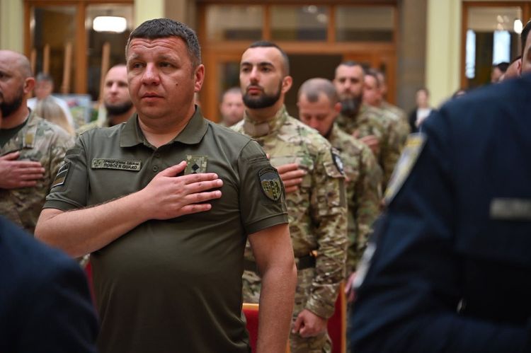 В атріумі ОВА нагородили бійців батальйону «Стрілецький»