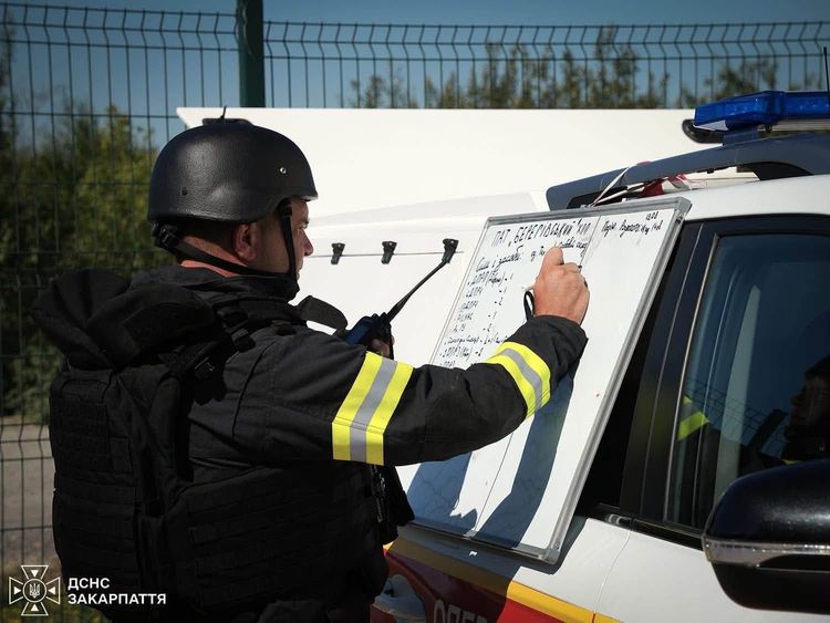 На Берегівщині відбулися комплексні тренування з реагування на надзвичайні ситуації