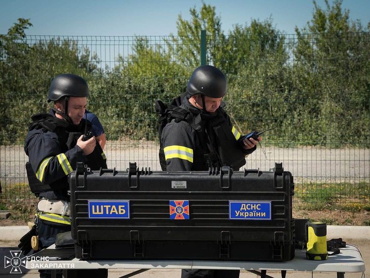 На Берегівщині відбулися комплексні тренування з реагування на надзвичайні ситуації