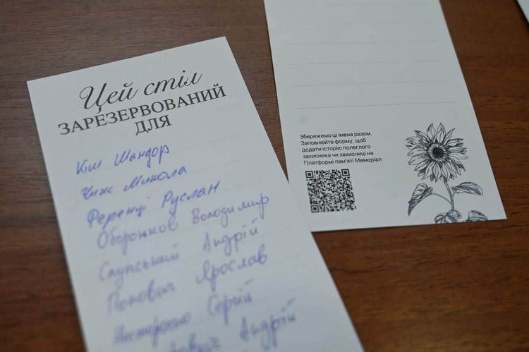 Закарпатців закликають долучитися до всеукраїнської акції «Стіл пам’яті»