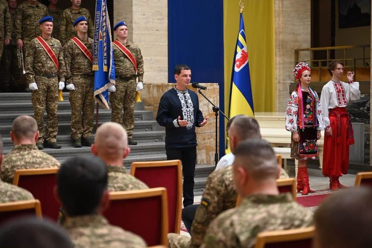 В атріумі ОВА відзначили бійців 26-го окремого полку Нацгвардії