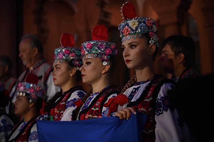 В Ужгороді світанок Дня Незалежності України зустріли традиційною «Молитвою за Україну»